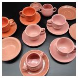 Lot of Pink Palette Fiesta Ware Lot of Pink Palette Fiesta Ware