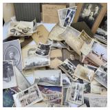 Large Lot of Old Photos w/ Postcards