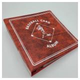 Red Baseball Card Album & Contents