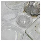 Lot of Vintage Kitchen Glass w/ Cake Stand Lot of Vintage Kitchen Glass w/ Cake Stand