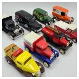 Flat 4 of Ertl Die Cast Advertising Coin Banks Flat 4 of Ertl Die Cast Advertising Coin Banks