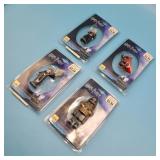 Lot of 4 Harry Potter Christmas Tree Ornaments