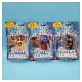 Lot of 3 Small Mattel Justice League Toys