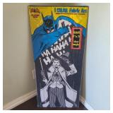 1989 Batman 22" x 70" Door Hanging Fabric Art