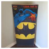 1989 Batman 40" x 45" Wall Hanging Fabric Art