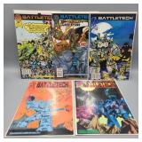 Blackthorne Battletech 1-5 Comic Run