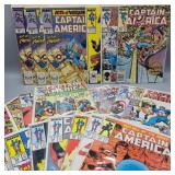 Lot of 23 Marvel Captain America Comics