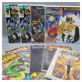 Lot of 10 Comics & Graphic Novels w/ Omega