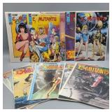 Lot of 10 Ex Mutants Comics
