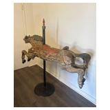 Antique carousel horse