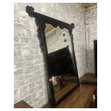 Black frame mirror