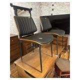 Pair of black chairs
