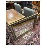 Ornate gold frame mirror