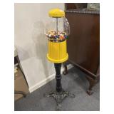 Yellow gumball machine