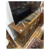 Heavy fruitwood sideboard