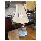 Female figure lamp