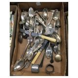 Lot Silver Plate Flatware
