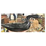 Ebony Carved Goose, Eisenburg California