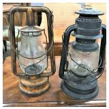 2 Barn Lanterns, Dietz Hi-Lo, Nier Germany