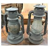 2 Dietz Barn Lanterns, No. 2"s