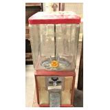 Old Gumball or Peanut Machine with Key