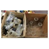 Lot Old Lamp Chimneys, Lighting