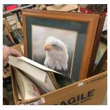 Lot Prints, Eagle, Trotters, Horses