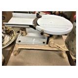 Vintage Iron/Porcelain Meat Slicer