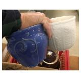 Basket Lot Planters, Stemware