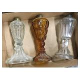 3 Kerosene Lamps