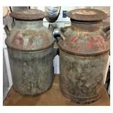 2 Milk Cans
