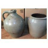 NIce Early Ovoid Jug & Crock