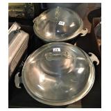2 Guardian Ware Casseroles, Largest 12"