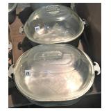 2 Guardian Ware Roasters, Largest 15"