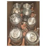 8 Vintage Pyrex Perculators