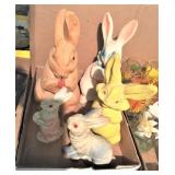 5 Vintage Paper Mache