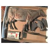 Lot, Tin Cow Weathrvane, Snow Bird, Hay Hook, etc