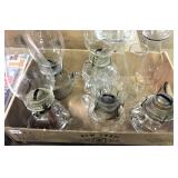 5 Old Kerosene Lamps