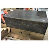 2 Wooden Suitcases, no handles, Dovetailed