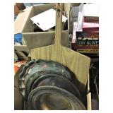 Cutting Board & Silver Plate