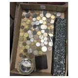 U.S. & Foreign Coins, Lighter, etc