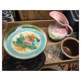 Hull Pitcher, Majolica, Etc