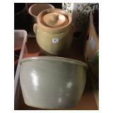 F.H. Cowden Crock, LIdded Jar