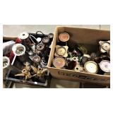 2 Large Boxes Candle Holders, Decorative