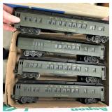 4 Williams Observation Train Cars