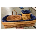 3 Longaberger Baskets