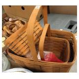 3 Longaberger Baskets