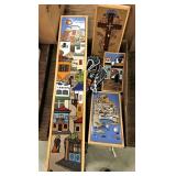 Lot Decorative Tile Panels & Beadwork Panel