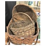 3 Antique Baskets