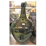 NIce Olive Amber Blown Demijon